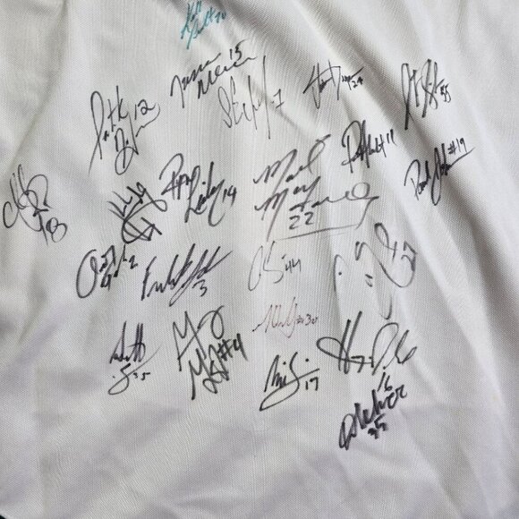 Quad City Mallards Signed Hockey Jersey Mens Medium By Athletic Knit - Picture 5 of 9